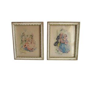 SAC*Vintage 'Lovers' D.A.C. NY Donald Art Co. Litho - Set of 2